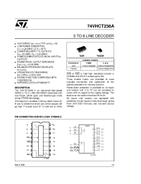 Datasheet 74VHCT238AM manufacturer STMicroelectronics