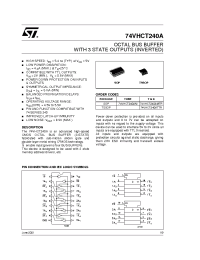 Datasheet 74VHCT240ATTR производства STMicroelectronics