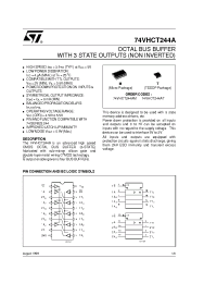 Datasheet 74VHCT244A manufacturer STMicroelectronics