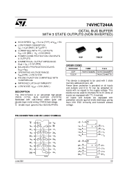 Datasheet 74VHCT244ATTR manufacturer STMicroelectronics