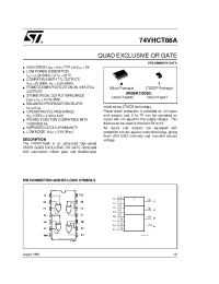 Datasheet 74VHCT86 manufacturer STMicroelectronics