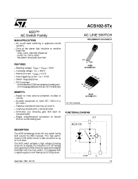 Datasheet ACS102-5T1 manufacturer STMicroelectronics