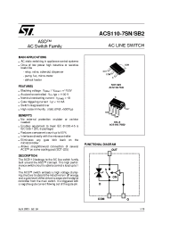 Datasheet ACS110-7SB2 manufacturer STMicroelectronics