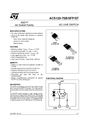 Datasheet ACS120-7SFP manufacturer STMicroelectronics