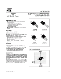 Datasheet ACST6-7SFP manufacturer STMicroelectronics