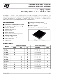 Datasheet ADE3000SX manufacturer STMicroelectronics