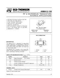 Datasheet AM0912-150 manufacturer STMicroelectronics