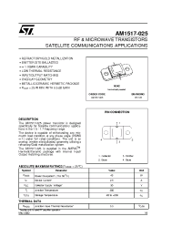 Datasheet AM1517-025 manufacturer STMicroelectronics