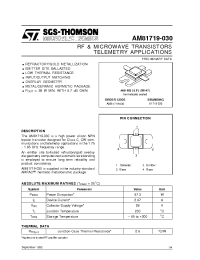 Datasheet AM81719-030 manufacturer STMicroelectronics