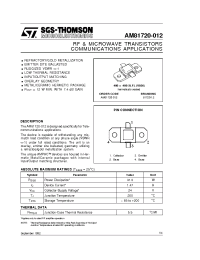 Datasheet AM81720-012 manufacturer STMicroelectronics