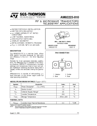 Datasheet AM82223-010 manufacturer STMicroelectronics