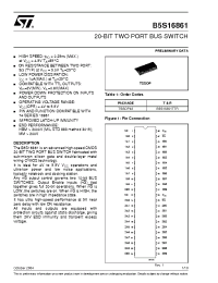 Datasheet B5S16861 manufacturer STMicroelectronics