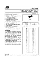 Datasheet B5S16862 manufacturer STMicroelectronics