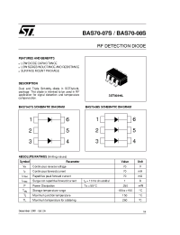 Datasheet BAS70-08S manufacturer STMicroelectronics