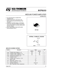 Datasheet BCP52 manufacturer STMicroelectronics