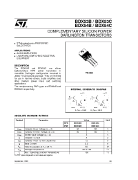 Datasheet BDX53C manufacturer STMicroelectronics