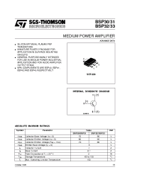 Datasheet BSP32 manufacturer STMicroelectronics