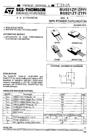 Datasheet BU921ZTFI manufacturer STMicroelectronics
