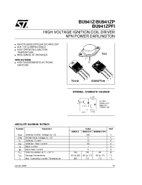 Datasheet BU941ZP manufacturer STMicroelectronics