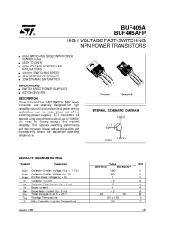 Datasheet BUF405AFP manufacturer STMicroelectronics