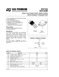 Datasheet BUF420M manufacturer STMicroelectronics
