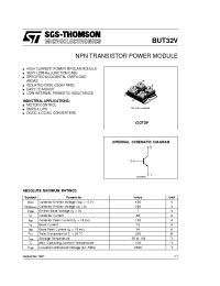 Datasheet BUT32V manufacturer STMicroelectronics