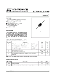 Datasheet BZW50-150B manufacturer STMicroelectronics