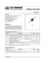 Datasheet BZW50-56B производства STMicroelectronics