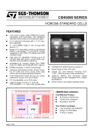 Datasheet CB45000 manufacturer STMicroelectronics