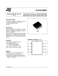 Datasheet CLP30 manufacturer STMicroelectronics