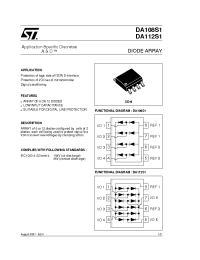 Datasheet DA108S1RL manufacturer STMicroelectronics