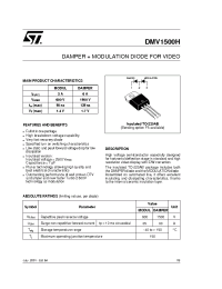 Datasheet DMV1500HF5 manufacturer STMicroelectronics