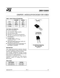 Datasheet DMV1500HFD manufacturer STMicroelectronics
