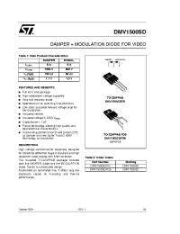 Datasheet DMV1500SDFD6 производства STMicroelectronics