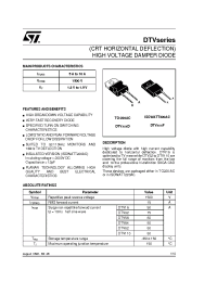 Datasheet DTV110D manufacturer STMicroelectronics