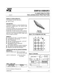 Datasheet EMIF02-XZZFF manufacturer STMicroelectronics