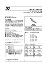 Datasheet EMIF06-HMC01F3 manufacturer STMicroelectronics