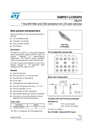 Datasheet EMIF07-LCD02F3 manufacturer STMicroelectronics
