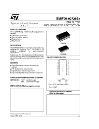 Datasheet EMIF09-02726S6 manufacturer STMicroelectronics
