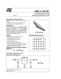 Datasheet EMIF10-1K010 manufacturer STMicroelectronics