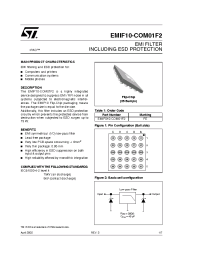 Datasheet EMIF10-COX01F3 manufacturer STMicroelectronics