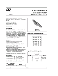 Datasheet EMIF10-LCD01C1 manufacturer STMicroelectronics