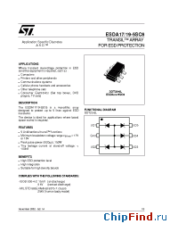 Datasheet ESDA17-5SC6 manufacturer STMicroelectronics