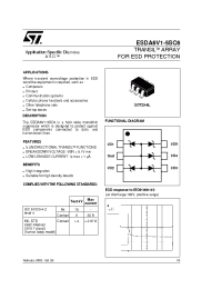 Datasheet ESDA6V1-5SC6 manufacturer STMicroelectronics