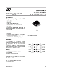 Datasheet ESDA6V1U1RL manufacturer STMicroelectronics