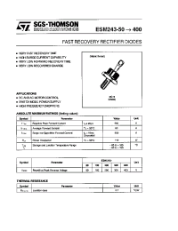 Datasheet ESM243 manufacturer STMicroelectronics