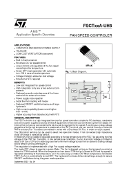 Datasheet FSCT17A manufacturer STMicroelectronics