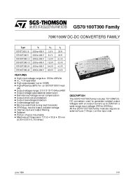 Datasheet GS100T300-15 manufacturer STMicroelectronics