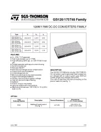 Datasheet GS120T48-3.3 manufacturer STMicroelectronics