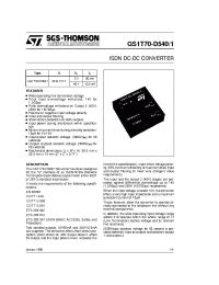 Datasheet GS1T70-D540/1 manufacturer STMicroelectronics